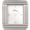 Montre Poiray Ma PremièreCadran Blanc Serti Bracelet Alligator Vert