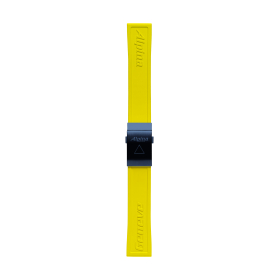 Bracelet Alpina 22MM en silicone jaune