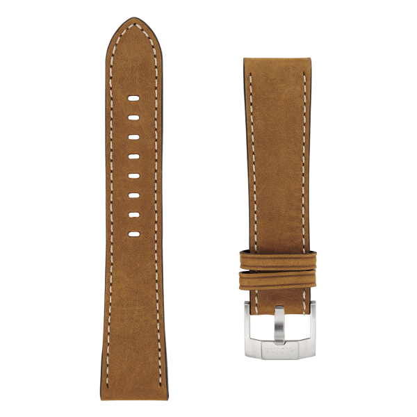 Bracelet Alpina 22MM en cuir marron