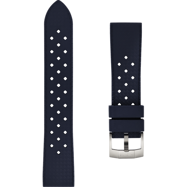 Bracelet Alpina 22MM en silicone bleu