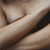 Bracelet Vanrycke Skin Tattoo Or Rose 18k