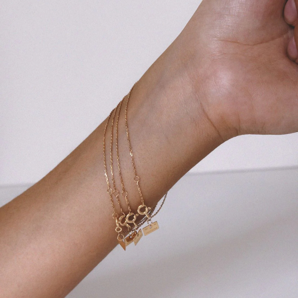 Bracelet Vanrycke Calamity Jane Or Rose 18k