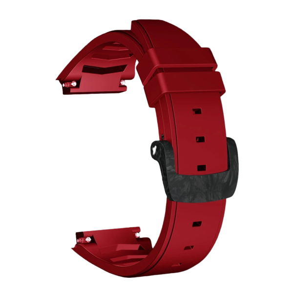 Bracelet Blackout Concept XP1 Royal Caoutchouc Rouge