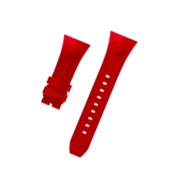 Bracelet Blackout Concept P-One Caoutchouc Rouge