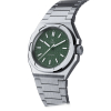 Montre Yema Urban Traveller Cadran Vert Bracelet Acier