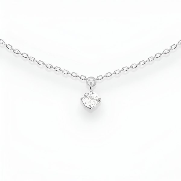 Collier Choker Vanrycke Stardust Or Blanc 18k & Diamant
