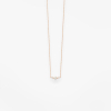 Collier Vanrycke Stardust Or Rose 18k & 3 Diamantsa