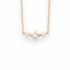 Collier Vanrycke Stardust Or Rose 18k & 3 Diamantsa