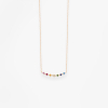 Collier Vanrycke Stardust Or Rose 18k et Pierres Multicolores