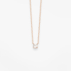 Collier Vanrycke Valentine Or Rose 18k et Diamant