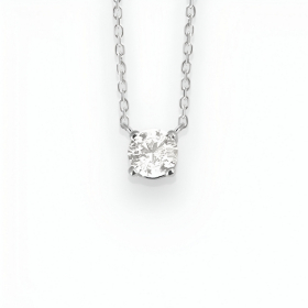 Collier Vanrycke Valentine Or Blanc 18k et Diamant
