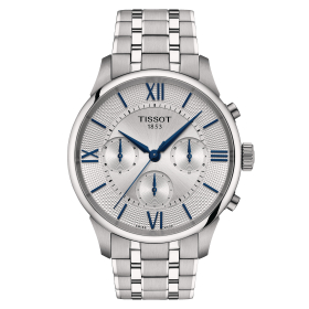 Montre Tissot Chemin des Tourelles Powermatic 80 Cadran Argent Bracelet Acier