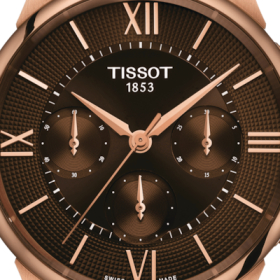 Montre Tissot Chemin des Tourelles Automatic Chronograph Bracelet Cuir