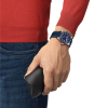 Montre Tissot PRS 516 Automatic Cadran Bleu Bracelet Cuir
