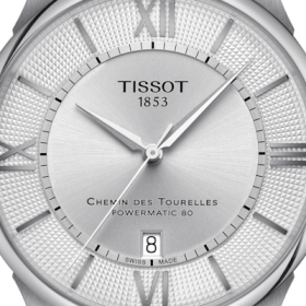 Montre Tissot Chemin des Tourelles Powermatic 80 Cadran Argent