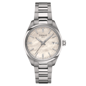 Montre Tissot PR 100 Quartz Cadran Nacre Index Diamants