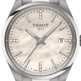 Montre Tissot PR 100 Quartz Cadran Nacre Index Diamants
