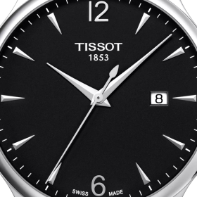 Montre Tissot Tradition Cadran Noir Bracelet Acier