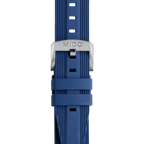 Bracelet Mido Ocean Star 39 caoutchouc bleu 20mm