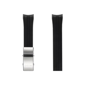 Bracelet Mido caoutchouc noir 22mm