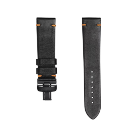 Bracelet Mido cuir noir 22mm