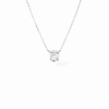 Collier Dinh Van Le Cube Diamant moyen modèle Or Blanc & Diamant