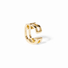 Bague d'oreilles Dinh Van Le Cube Diamant Grand Modèle Or Jaune et Diamant