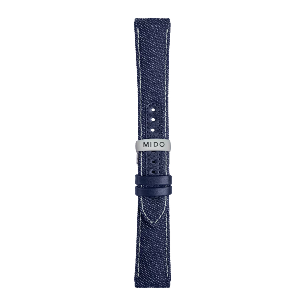 copy of Bracelet Mido Multifort TV Big Date Caoutchouc Bleu