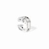 Bague d'oreilles Dinh Van Le Cube Diamant Grand Modèle Or Blanc Pavée Diamants