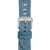 Bracelet Mido tissu bleu clair 21mm