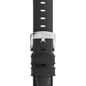 Bracelet Mido caoutchouc noir 21mm