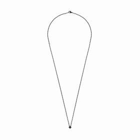 Collier Dinh Van Le Cube Diamant Titane Noir et Diamant