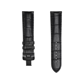 Bracelet Mido cuir noir 22mm