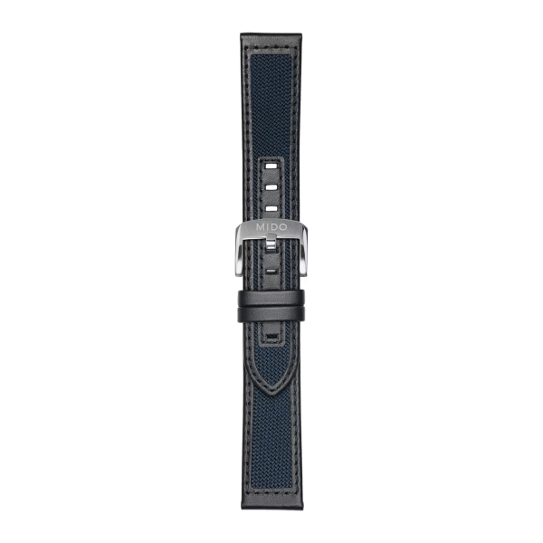 copy of Bracelet Mido Multifort TV Big Date Caoutchouc Bleu