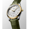 Montre Longines Master Collection Chrono 40mm Cadran Argent Bracelet Alligator Vert