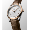 Montre Longines Master Collection Chrono 40mm Cadran Argent Bracelet Alligator Brun