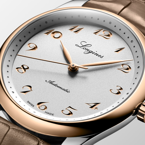 Montre Longines Master Collection Cadran Argenté Bracelet Cuir