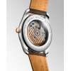 Montre Longines Master Collection Chrono 40mm Cadran Argent Bracelet Alligator Brun