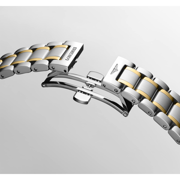 Montre Longines Master Collection Chrono 40mm Index Doré Bracelet Acier