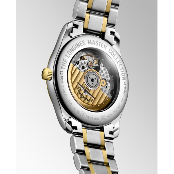 Montre Longines Master Collection Chrono 40mm Index Doré Bracelet Acier