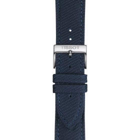 Bracelet Tissot tissu bleu 22mm