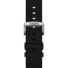 Bracelet Tissot silicone noir 22mm