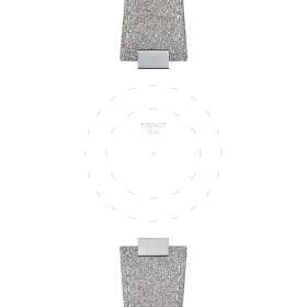Bracelet Tissot PRX 35 synthétique gris