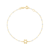 Bracelet gigi CLOZEAU Etoile de David Or Jaune 17cm