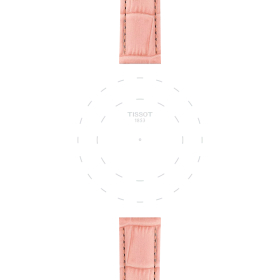 Bracelet Tissot cuir rose 16mm