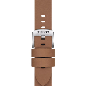 Bracelet Tissot synthétique brun 18mm