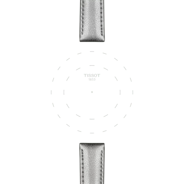 Bracelet Tissot cuir gris 16mm
