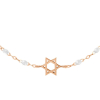 Bracelet gigi CLOZEAU Etoile de David Or Rose 17cm