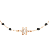 Bracelet gigi CLOZEAU Etoile de David Diamants Or Rose 17cm