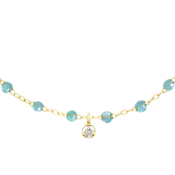 Bracelet gigi CLOZEAU Suprême Or Jaune & 1 Diamant 17cm